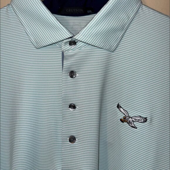 Greyson x Philadelphia Eagles Performance Polo XXL | Golf Shirt NWT - Picture 8 of 9